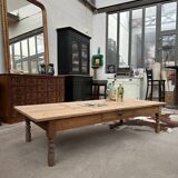 Early 20th century fir wood coffee table