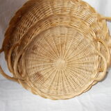 3-course wicker set with handles