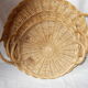 Set of 3 wicker dishes with handles