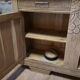 Art Deco oak sideboard/buffet restored