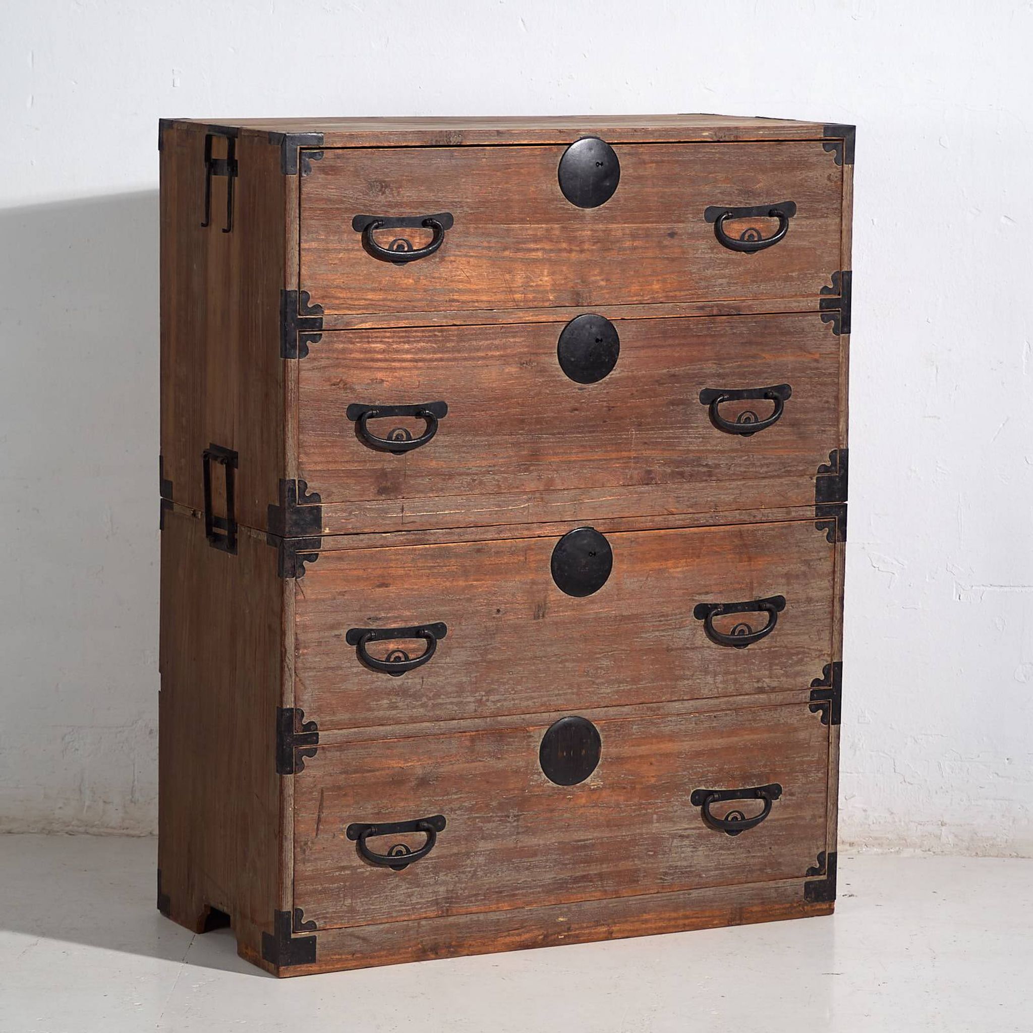 Old Japanese Tansu Chest – Meiji / Taishō Period (c.1868-1926) #24