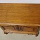 Small oak sideboard, rotating tray