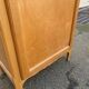 Armoire parisienne vitrée en bois clair 1960