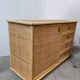 Dal Vera rattan and bamboo sideboard