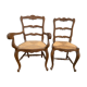 Pair Chair and Straw Chair