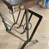 End of sofa magazine holder Jean-Pierre Ryckaert