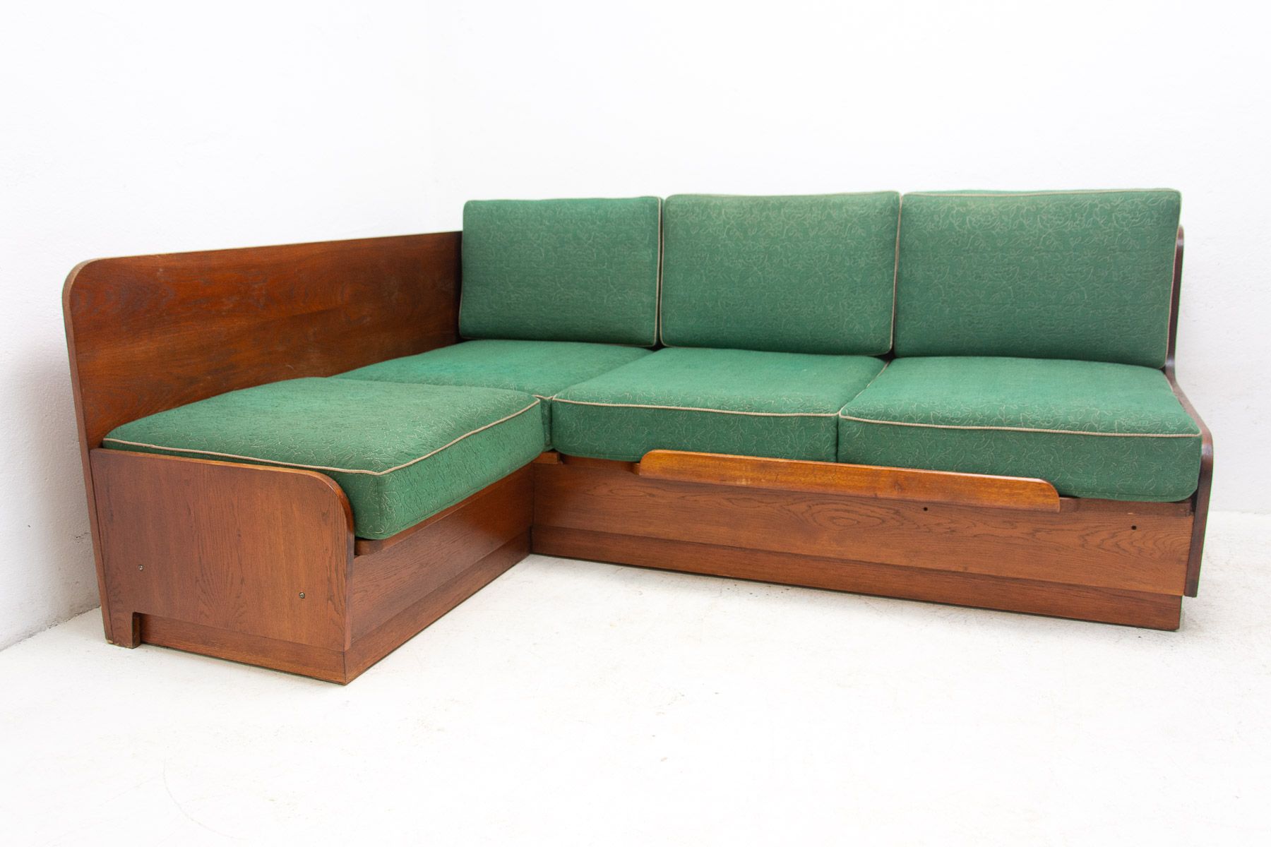 Mid Century Corner Folding Sofabed, 1960´s, Czechoslovakia