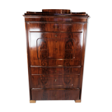 Secretaire of mahogany with inlaid wood, 1840s