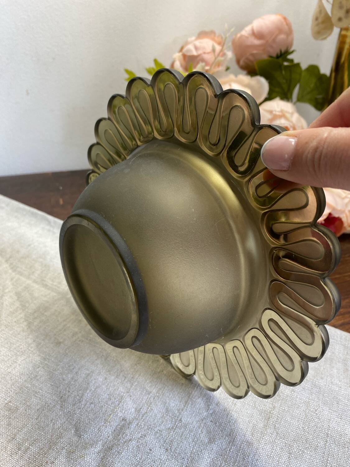 Verlys France Art Deco Candy Dish