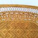 very old bread basket or fruit woven wicker woven in early 1900