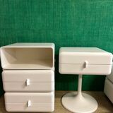 Tulip base rotating side table SPACE AGE by Lusch, Germany, 1970s