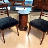 Neoclassical Solid Mahogany Side Chair, 1820s