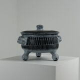 Pair of ceramic soup tureens by Jacques Pouchain, Dieulefit, circa 1960