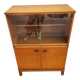 Glass-fronted buffet design by Marcel Gascoin, Alvéole Edition, 1950s.