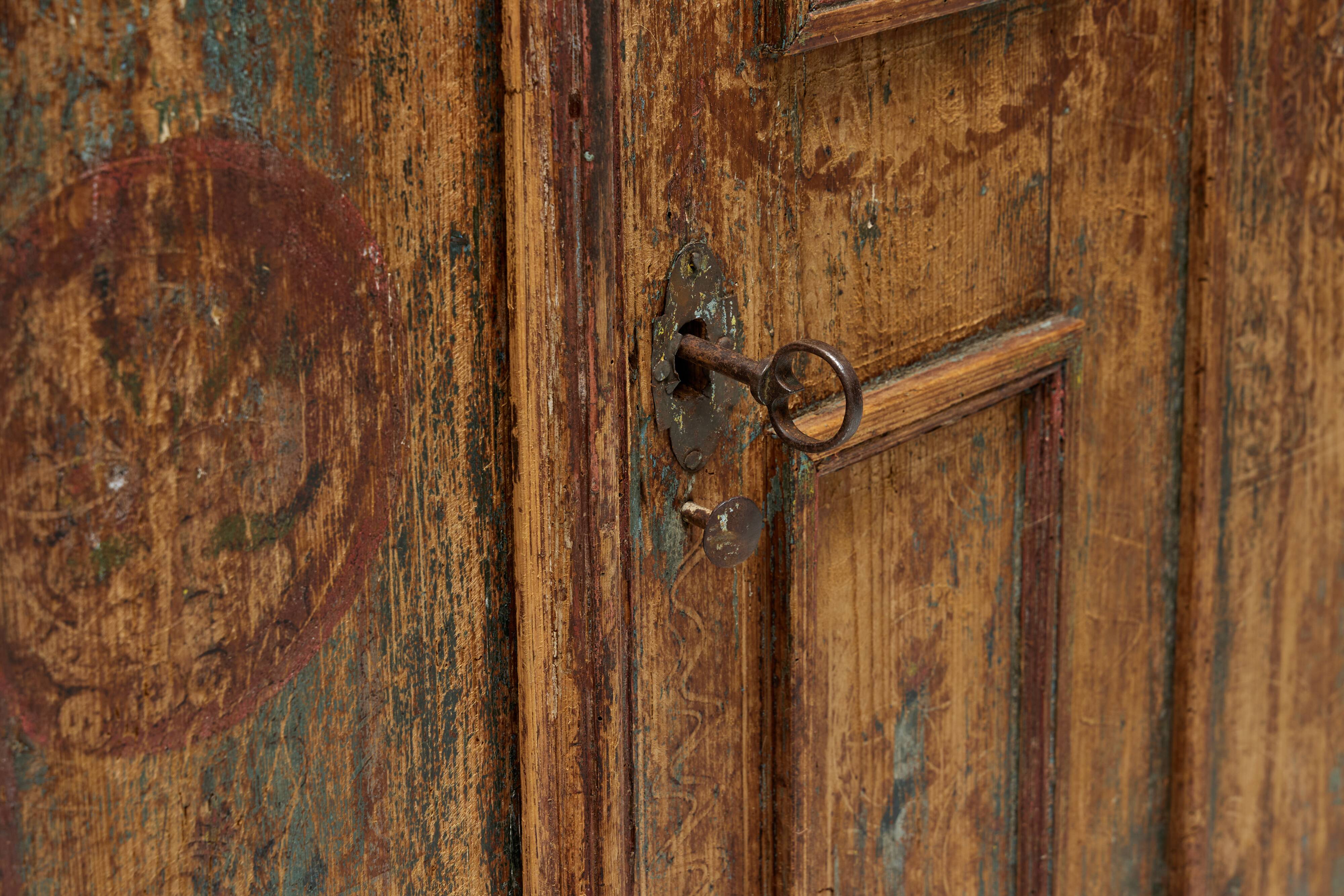 Rustic Travail Populaire Cabinet, France, 18th Century