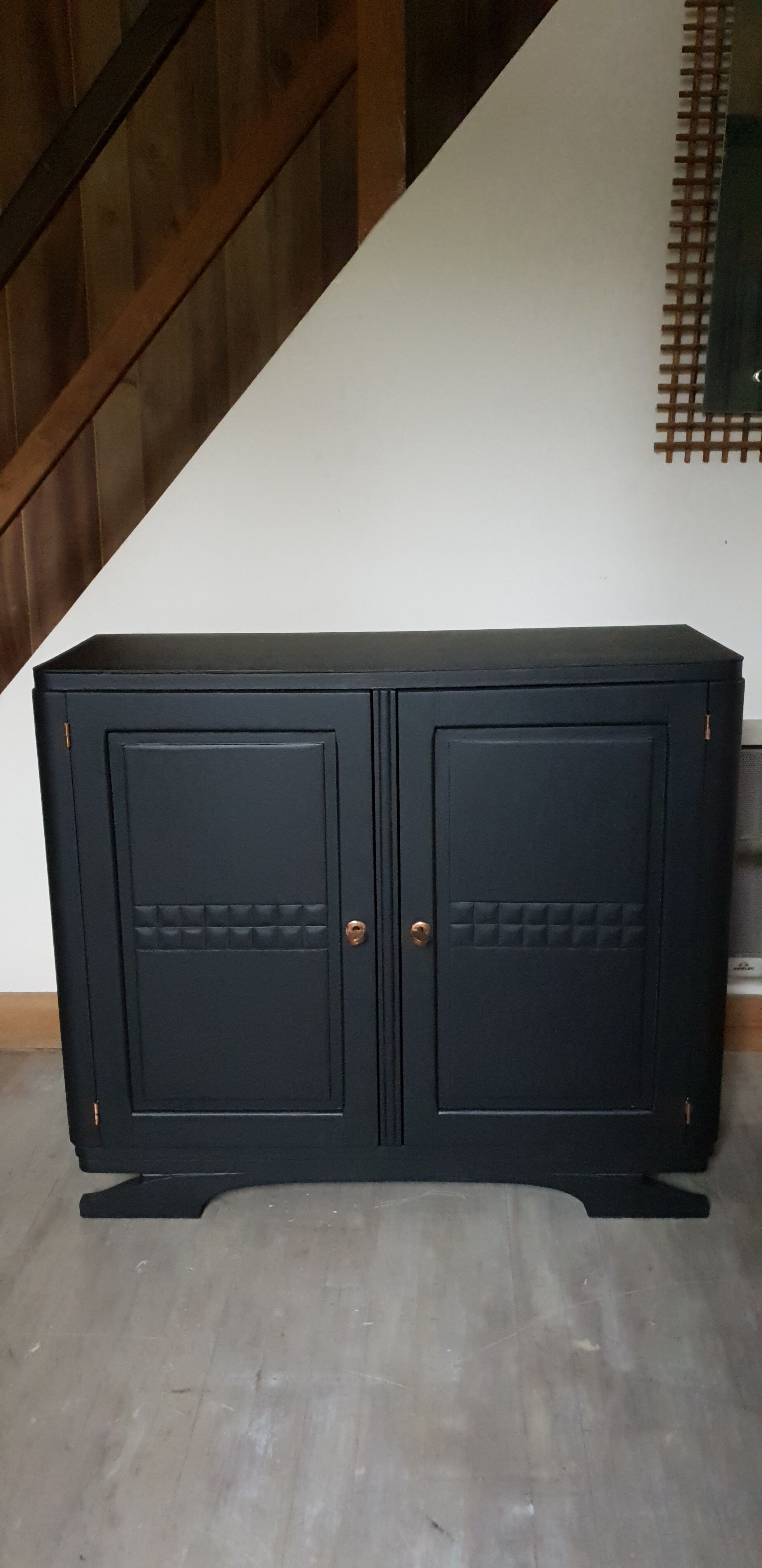 Black art deco buffet