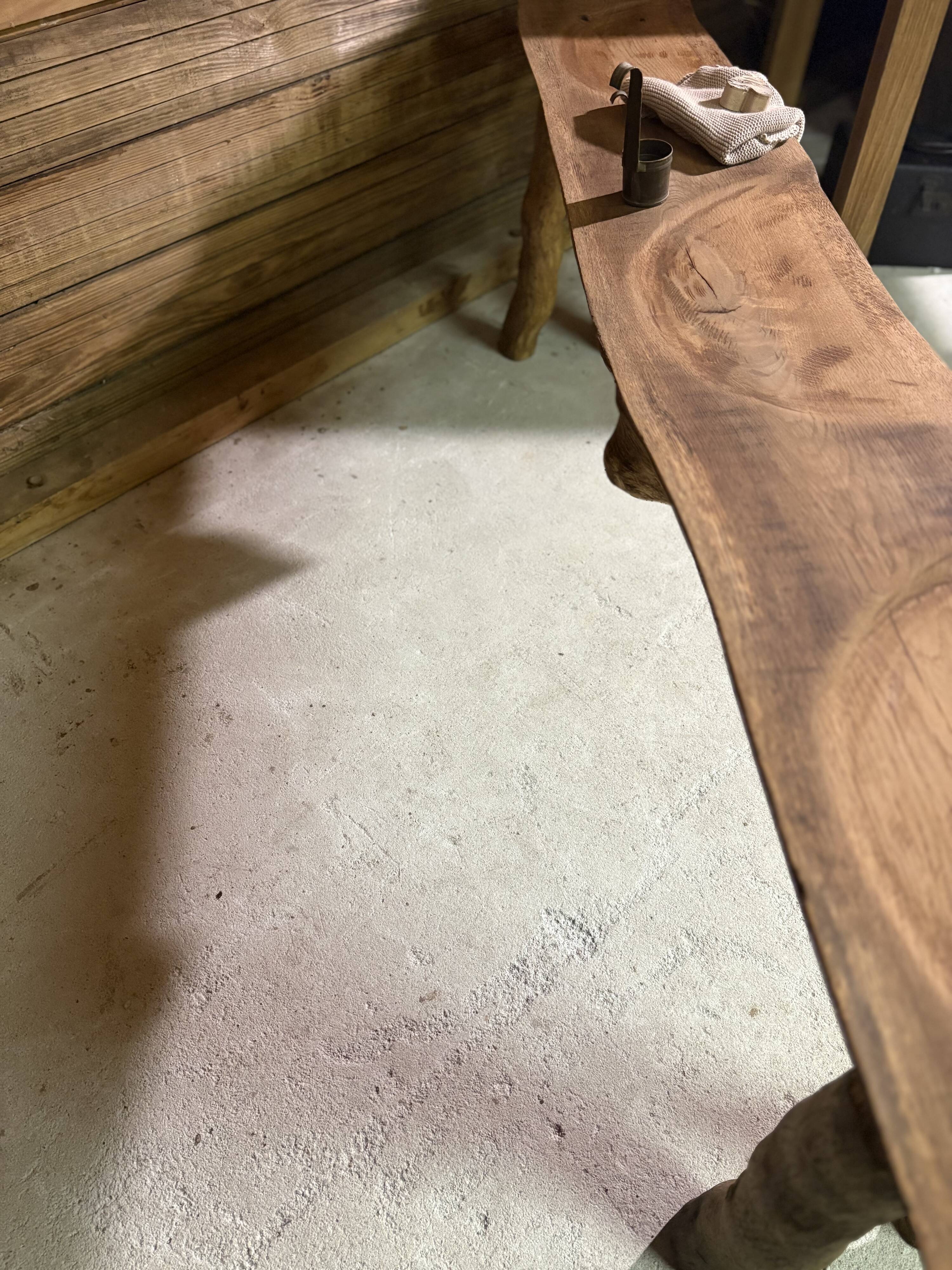 Old solid wood bench – country house spirit