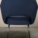 Eero Saarinen Executive Armchair in Blue Bouclé fabric for Knoll International