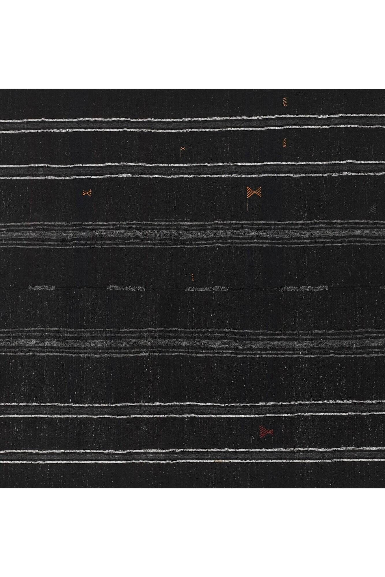 Vintage Turkish kilim handwoven 255x323 cm