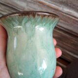 set of three small ceramic vases, West Germany Vintage
