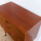 Scandinavian teak chest of drawers