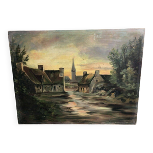 Peinture de paysage de