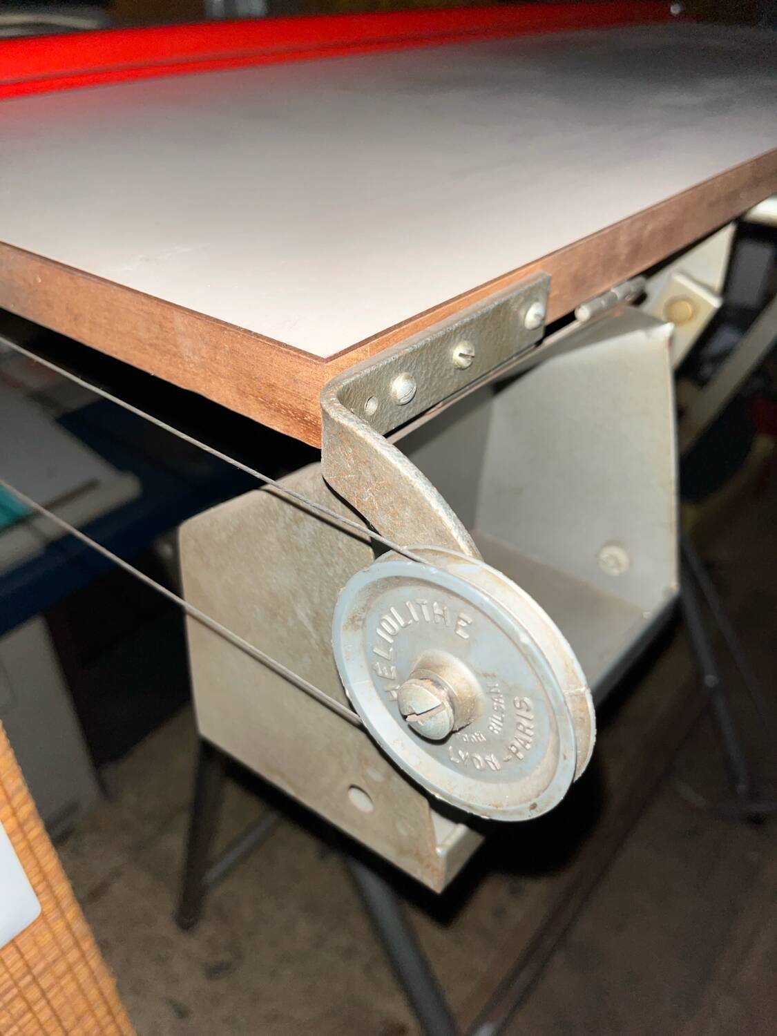Heliolith drawing table 60s/70s