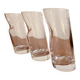 Ice Stopper glasses by Angelo Mangiarotti for Cristallerie Colle, 1980s, set of 3