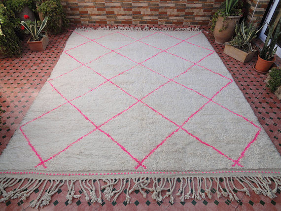 Carpet beni ourain 305 x 247 cm