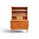 Danish teak secretary bureau with bookcase, Larsens Møbler, 1960s