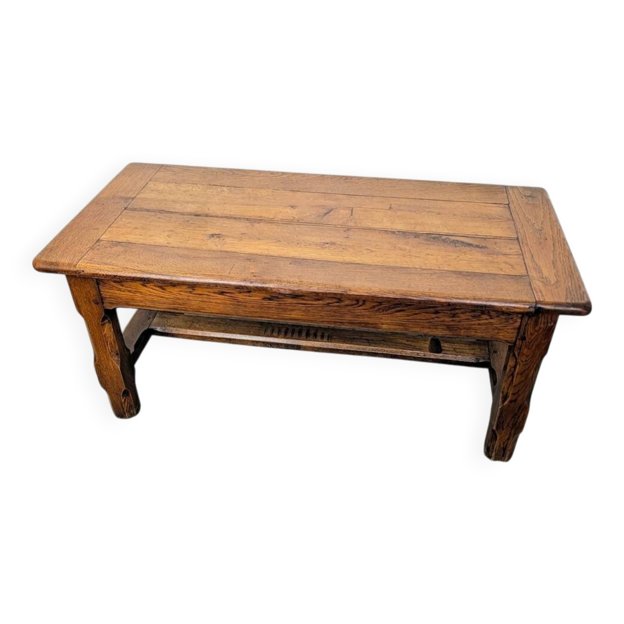 Farmhouse coffee table in solid oak