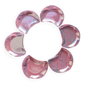 6 Lalique dessert bowls