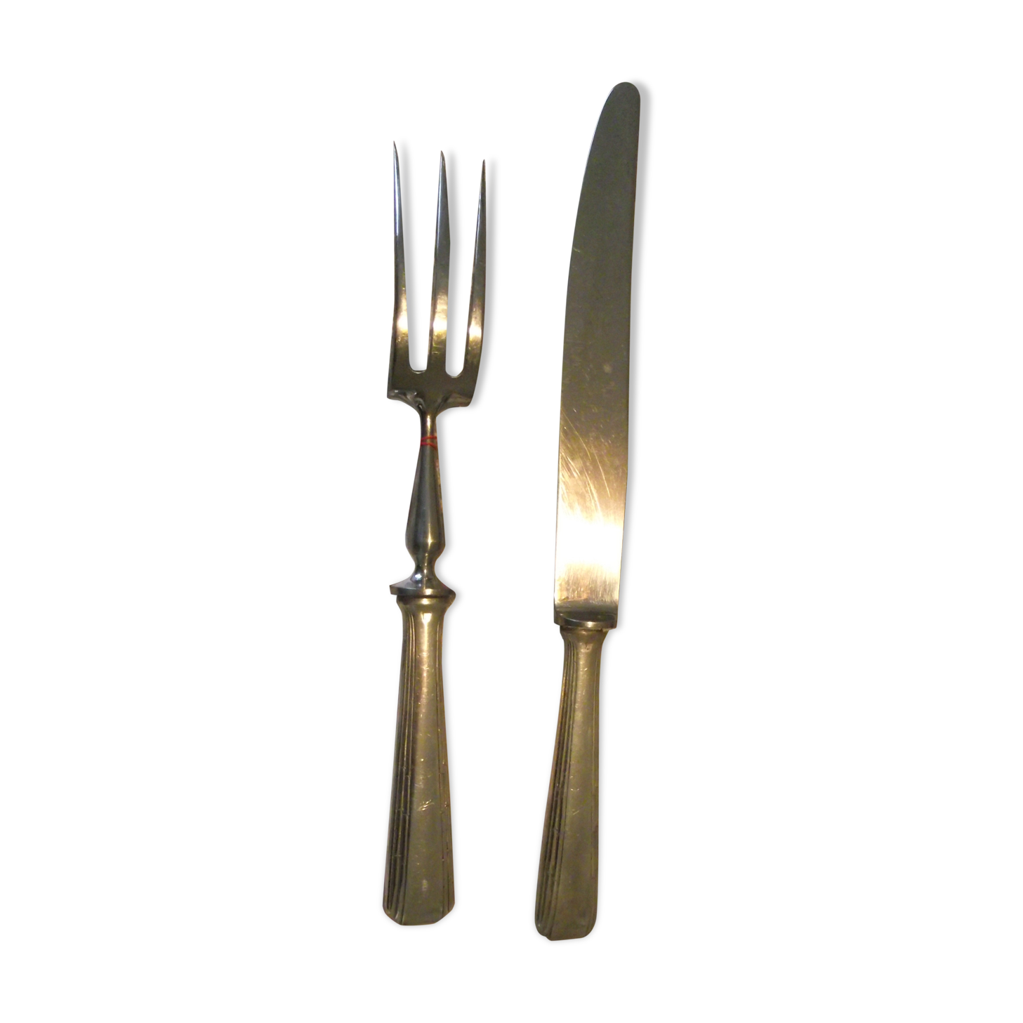Covered silver metal silver cutting service silver silversmith F Frionnet art deco era.