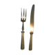 Covered silver metal silver cutting service silver silversmith F Frionnet art deco era.
