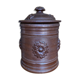Wooden pot
