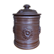 Wooden pot