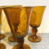 BIOT style stemmed glasses
