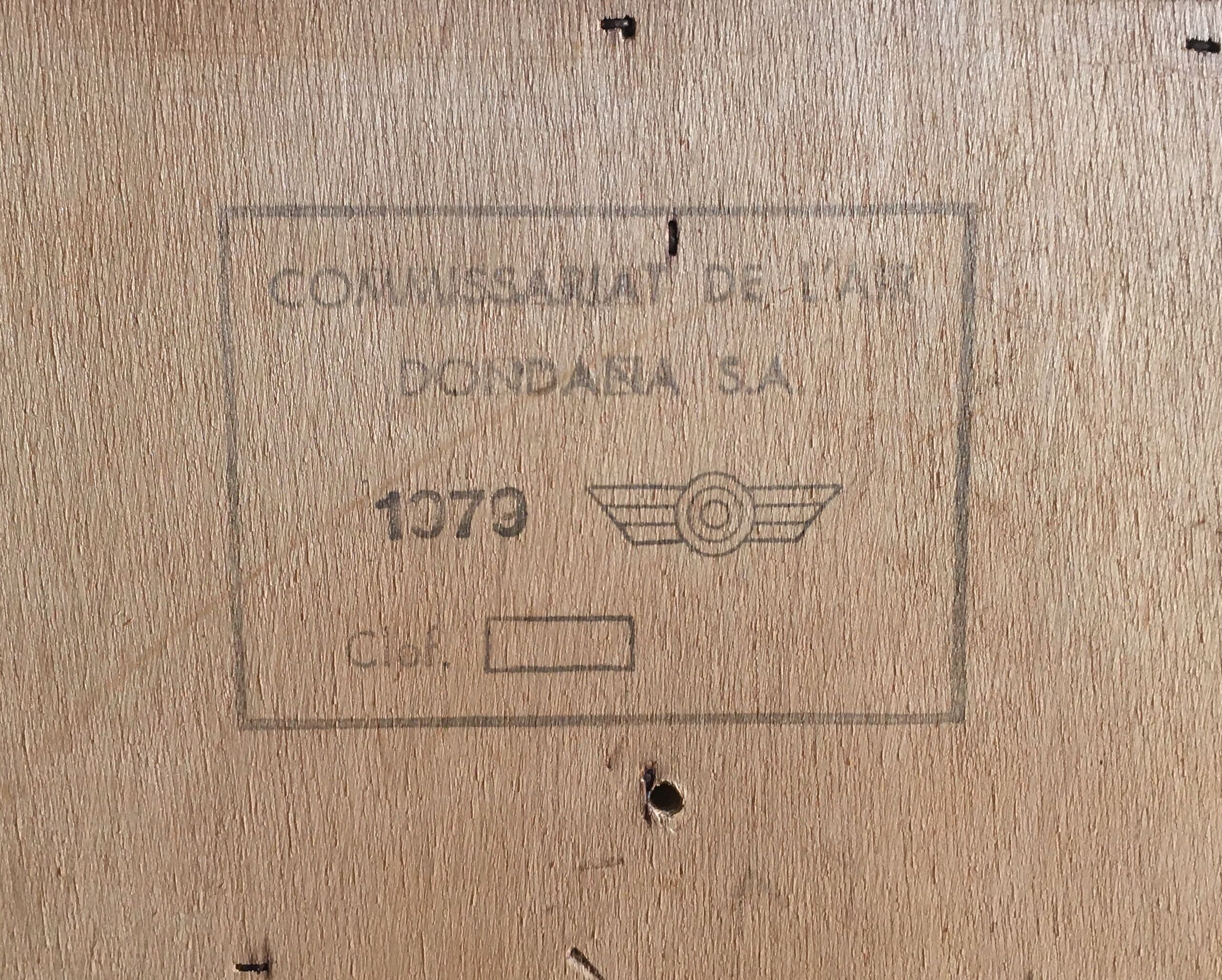 Commode coiffeuse style moderniste années 70