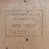 Commode coiffeuse style moderniste années 70