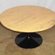 Round coffee table on tulip foot from the 70s