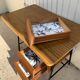 Vintage wood and formica desk 1950