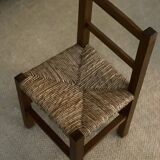 Rustic straw chair