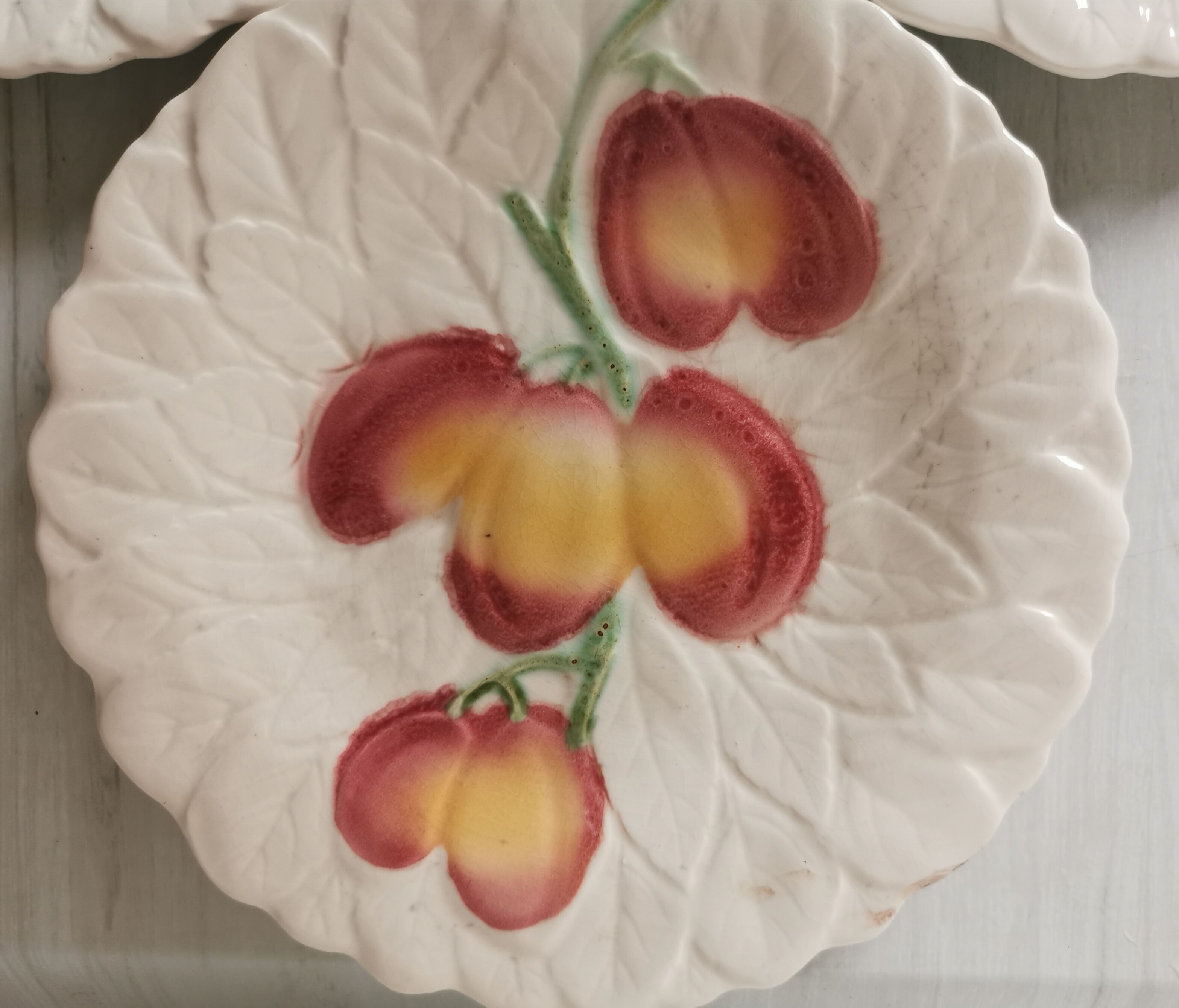 Sarreguemines Cavaillon fruit plates