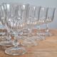 Service de 11 verres à eau en verre ciselé