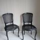 Pair of cane chairs