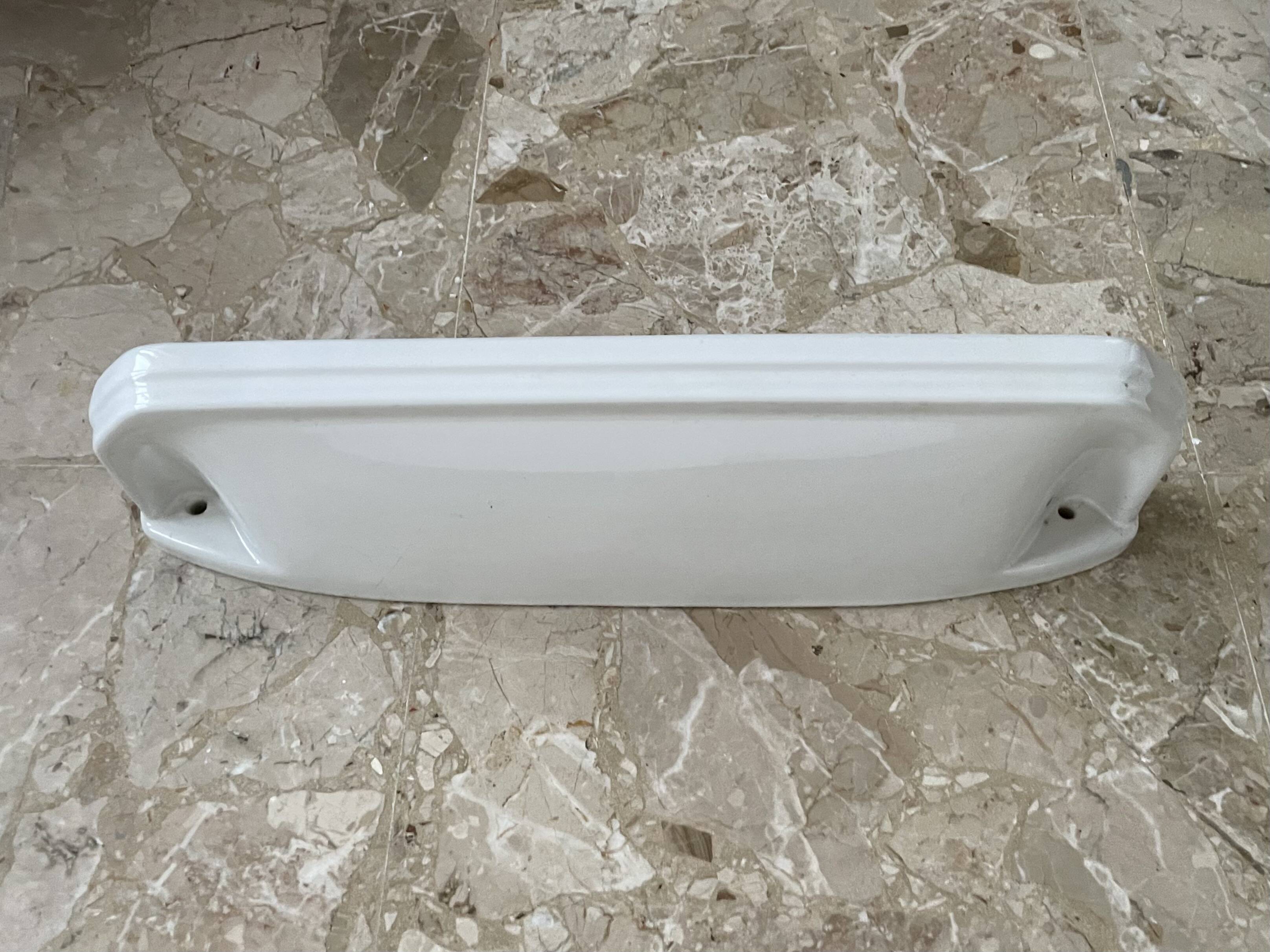 Art Deco ceramic wall shelf