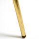 Beautiful Mid Century Modern brass side table with mosaic surface by Münche