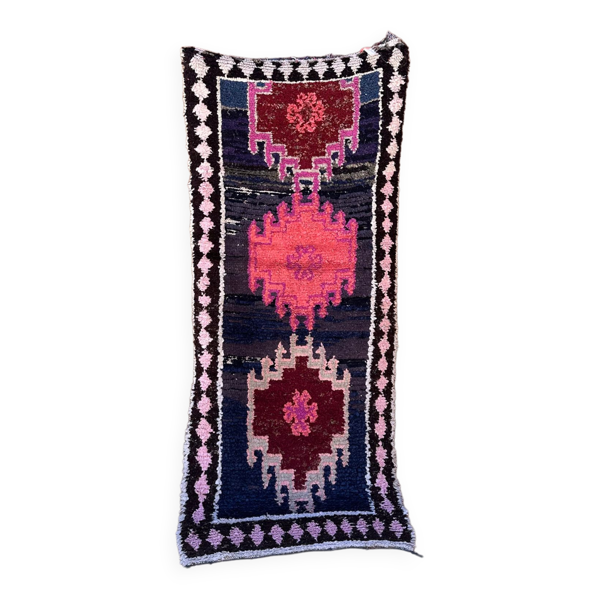 Moroccan Carpet - 92 x 219 cm