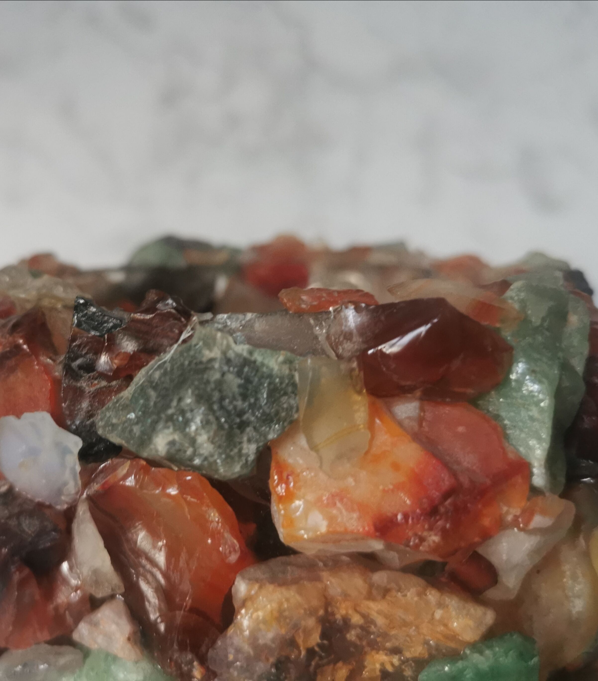 Table lamp gilded wood and stones