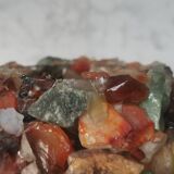 Table lamp gilded wood and stones